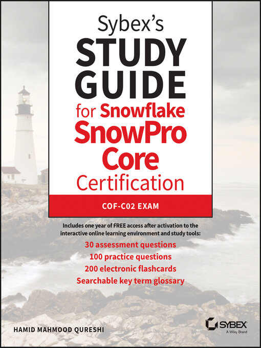 Cover image for Sybex's Study Guide for Snowflake SnowPro Core Certification